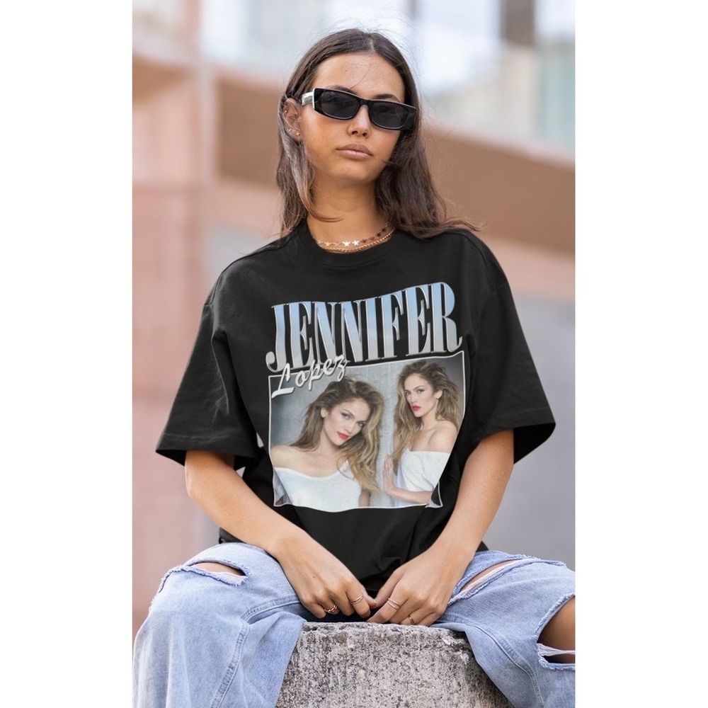 Vintage Bootleg Inspired Tee Jennifer Lopez Funny Retro Tee Shirt, Gift For Fan
